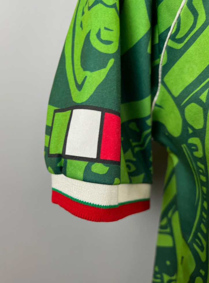 Iconic Mexico world cup jersey 1998 Home Kit - Mexico Aztec Warrior shirt