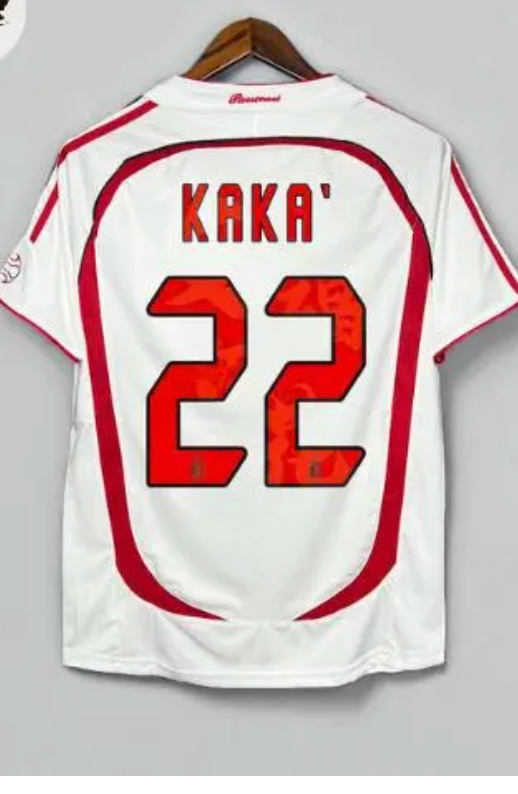 A.C Milan 06-07 KAKA champions leauge away jersey