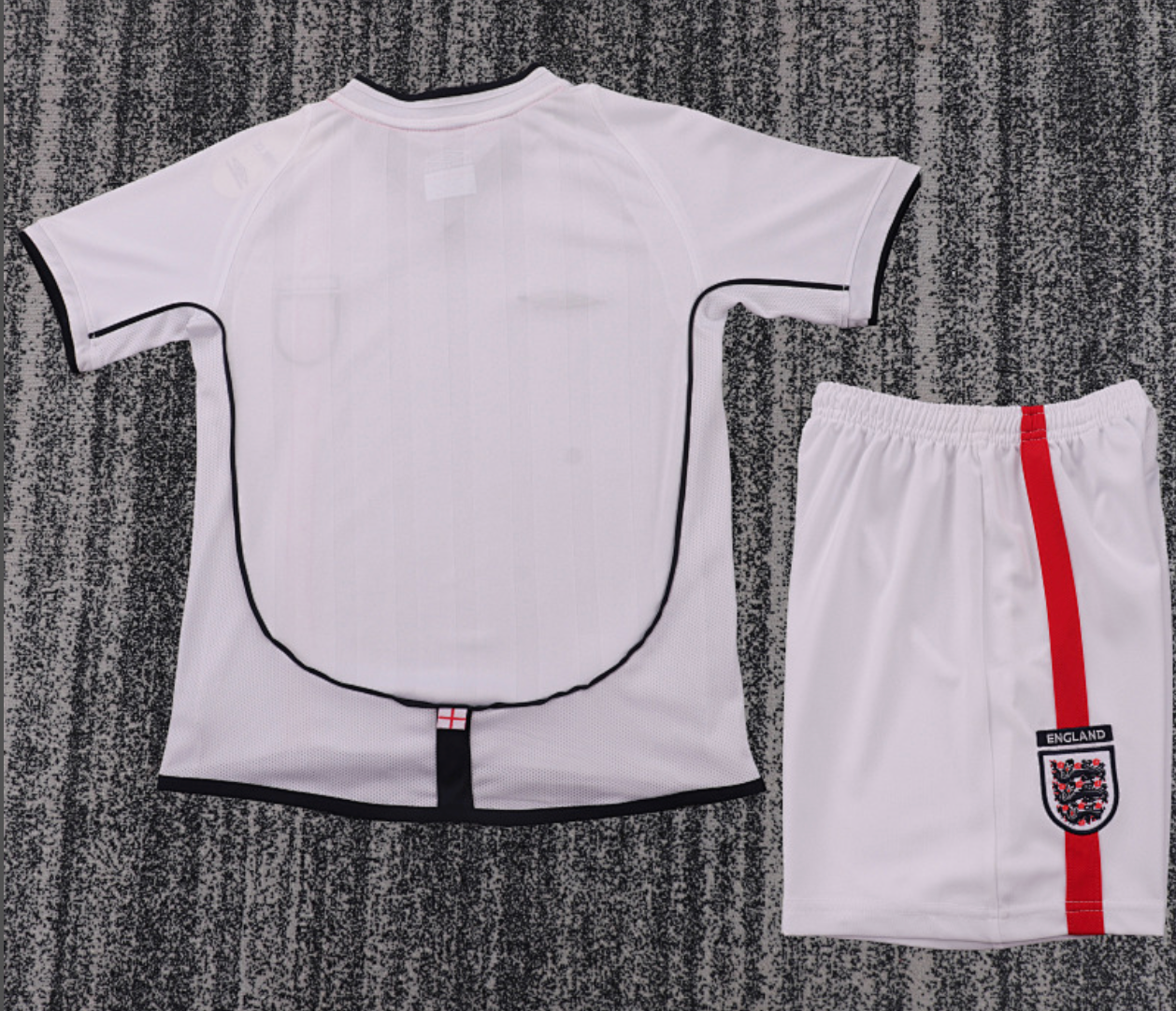 Kids England vintage Football Kit | Classic 2002 England World Cup Youth Soccer Set