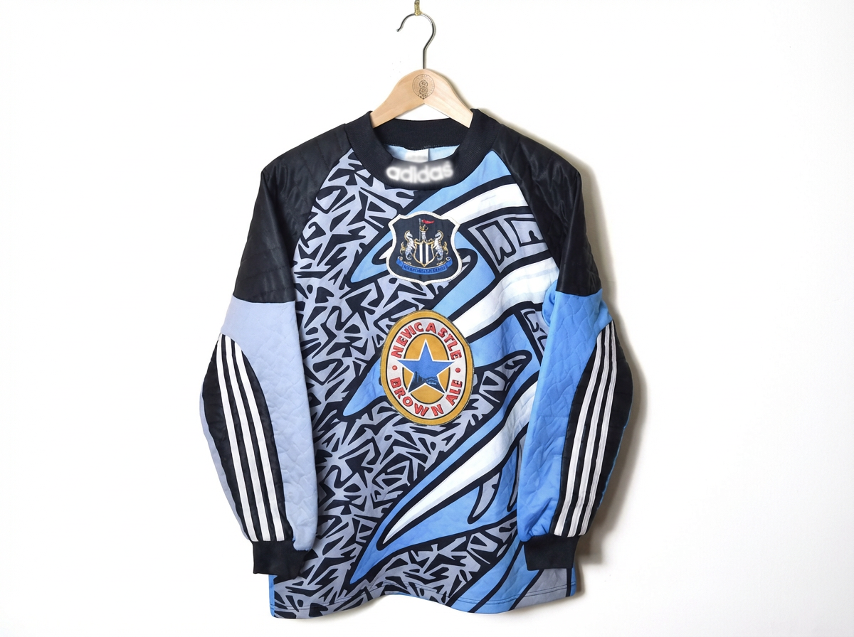 Rare Newcastle 1995/96 Abstract goal keeper shirt | Newcastle football gift for dad , brother , son