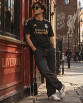 Liverpool 2009/10 Away Shirt – Black & Gold Gerrard / torres Retro Jersey