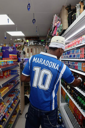 Napoli 1997-99 Retro Football Shirt – Blue Serie A Italian vintage Soccer Jersey, Maradona napoli shirt