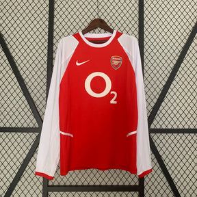 Arsenal  2003-2004 Invincibles shirt home jersey o2 sponsor logo