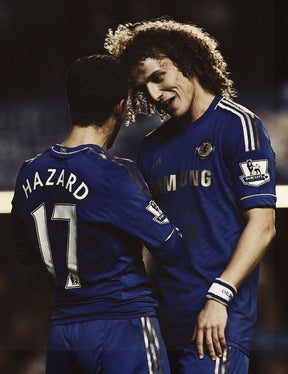 Chelsea 2012 13 blue and gold retro football shirt detail