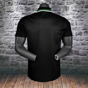 Mens Celtic 1994-95 Away Retro Football Shirt – Classic Black & Green 90s football Jersey