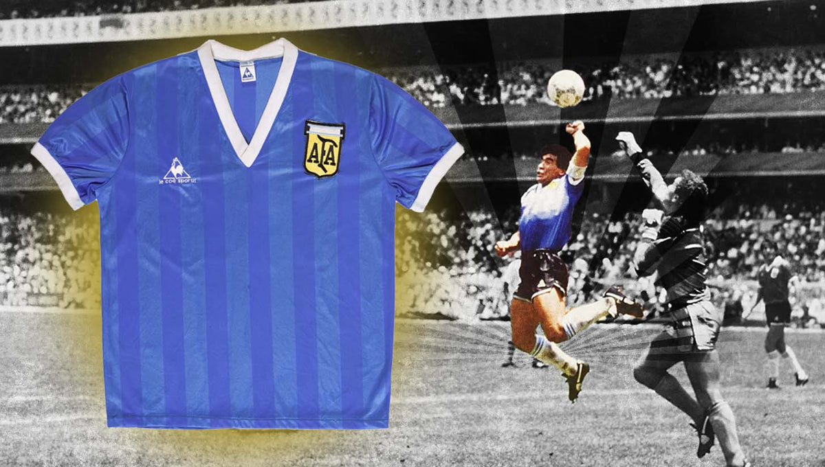 Argentina 1986 Retro Home Shirt – Maradona ‘Hand of God’ & Goal of the Century Tribute | Iconic World Cup 1986 Jersey