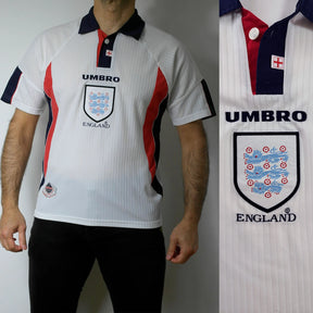 England 1998 Retro Beckham #7 Football Shirt – Adults Vintage Jersey (Custom Name & Number Available)