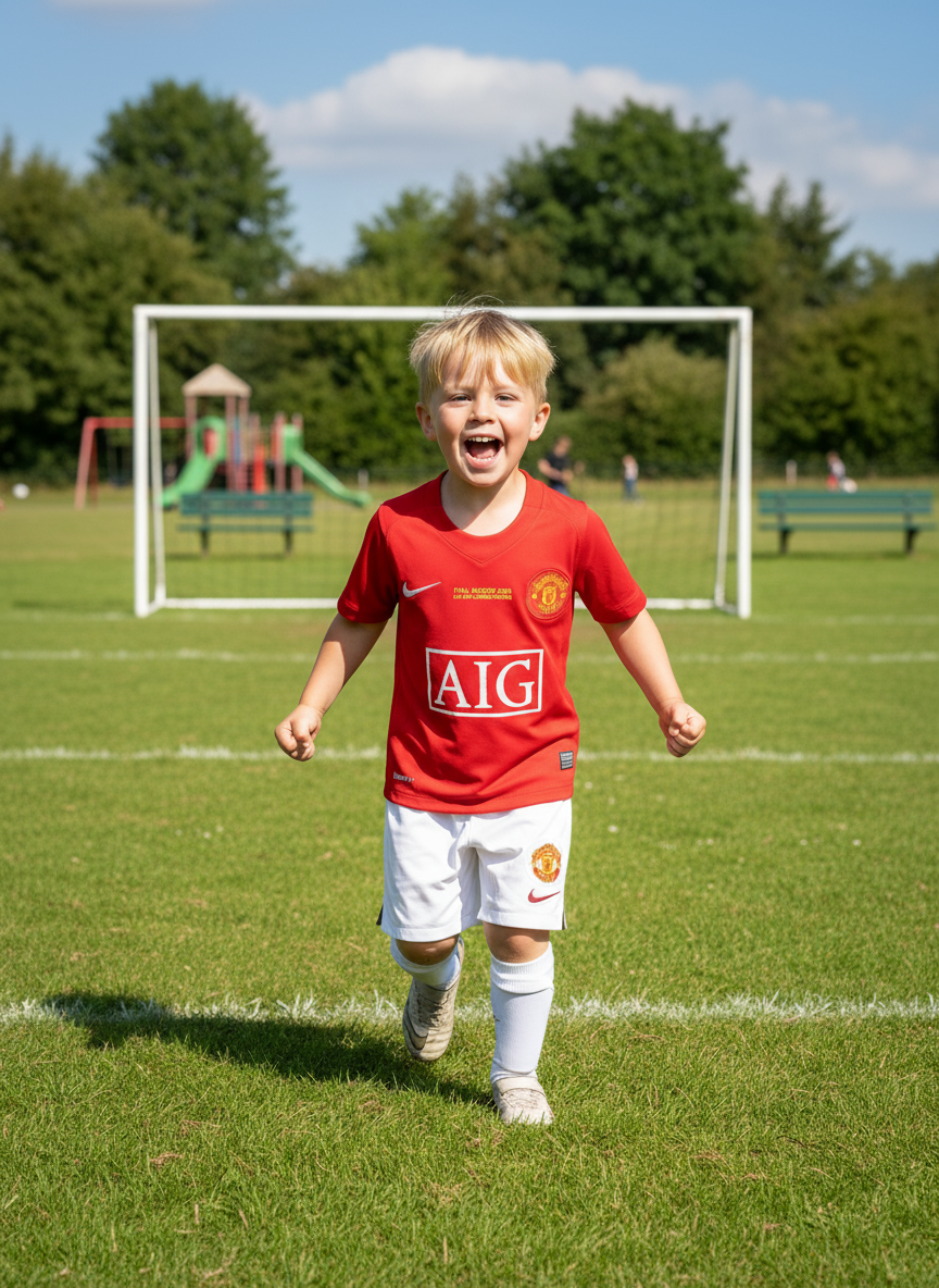 Manchester United 2008 Retro kids Kit | Kids Man UTD Ronaldo CR7 Jersey