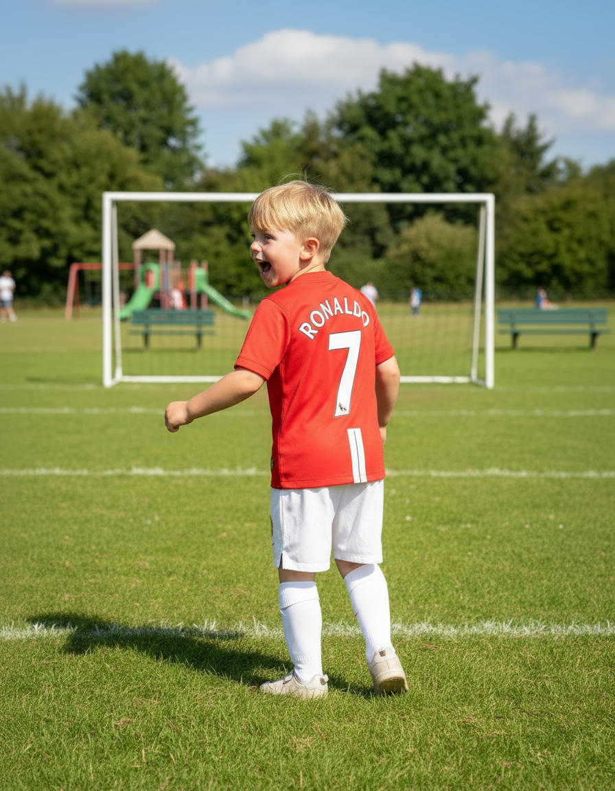 Manchester United 2008 Retro kids Kit | Kids Man UTD Ronaldo CR7 Jersey
