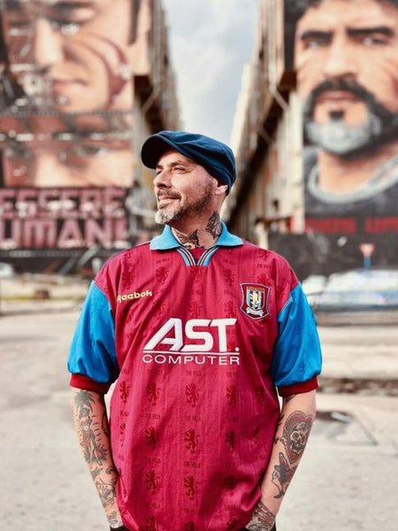 Reebok Aston Villa シャツ Reebok Aston Villa シャツ 1995-96 Aston Villa Reebok Drill Top (S)