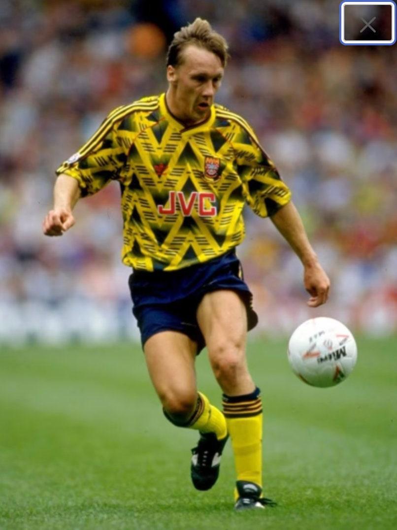 Football Shirts Arsenal Bruised Banana Kit 1991 Arsenal Banana Kit