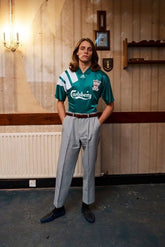 Liverpool 90's Away Shirt 1993-95 Retro Green Carlsberg Jersey | Vintage Carlsberg Liverpool FC Kit
