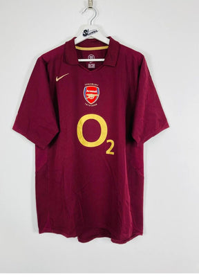 Ultra rare Arsenal 05-06 highbury retro shirt Henry / Pires kit
