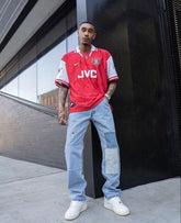 Old school Arsenal 1997's home jersey JVC sponsor