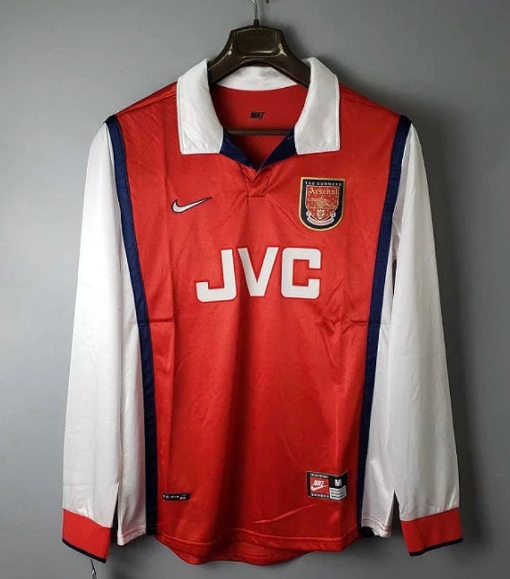 Arsenal 1997 Kit Old school Arsenal 1997 Long sleeve home jersey
