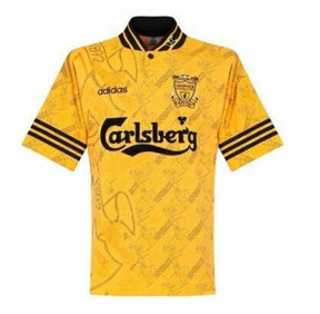 Retro Liverpool 1992-93 Away Shirt | Classic Yellow Carlsberg Liverpool Jersey | A Piece of Reds History
